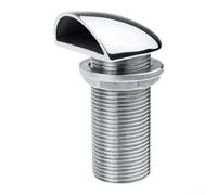 Tapa de ventilación de barco marino de acero inoxidable 316, válvula de aire de cubierta pulida a mano para ventilación del tanque de yate, accesorio de repuesto de escape resistente a la corrosión (2