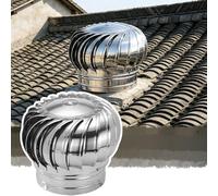 Tapa de ventilación de techo, acero inoxidable 304, ventilador de turbina, 110 mm, 304, ventilador para uso residencial y de fábrica, tapa de ventilación de techo