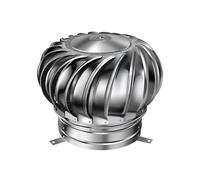 Tapa De Ventilación De Techo De Acero Inoxidable 304 - Ventilador Giratorio De Turbina Eólica Para Chimenea, Conducto De Humos Y Ático(600mm/23.6in)