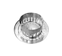 Tapa de ventilación de techo de acero inoxidable for todo tipo de clima, protector de conducto de chimenea exterior con malla, revestimiento de conducto de lluvia(7.1"/180mm)