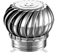 Tapa de ventilación de techo redonda para turbinas eólicas, tapa de ventilación de techo para turbinas eólicas, ventilación de techo de 4/8/10/12 pulgadas, ventilador de ventilación de ático, acero