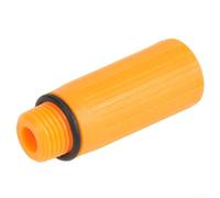 Tapa de ventilación de varilla de respiración de aceite de 15,5 mm para compresores de aire, aceite roscado macho de plástico amarillo con mango antideslizante, agujero interior de 8 mm, paquete de 5