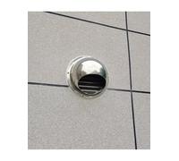 Tapa de ventilación exterior de acero inoxidable, impermeable y resistente al viento for campana extractora de cocina, campana extractora de alta(2-pack,10cm)