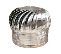 Tapa de ventilación giratoria de acero inoxidable para chimenea, diseño duradero para un mejor rendimiento y protección contra la intemperie, ideal para propietarios de viviendas y expertos en