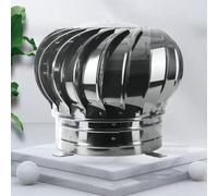 Tapa De Ventilación Giratoria For Ventilador De Techo Sin Energía, Ventilador De Turbinas, Cubiertas De Escape, Acero Inoxidable, For Edificios Residenciales(450mm/18in)