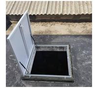 Tapa de ventilación para tragaluz de Aluminio Resistente a la Lluvia con asa: diseño de Apertura Manual hacia afuera, Apta para sótanos, Disponible en Blanco/Gris, tamaños Desde 21,7 Pulgada