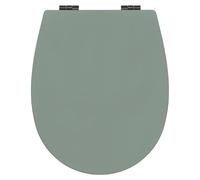 Tapa de WC Hudson (Madera, Verde, Con caída amortiguada)