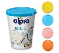 Tapa de Yogurt 500 g, Tapa Reutilizable Silicona para Yogur, Tapadera Tarro 500 Grs. (PACK 4)