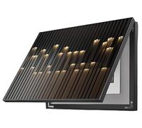 Tapa Decorativa para Panel eléctrico, Caja de interruptores, Caja de medidores, Pintura Decorativa, ocultador de Caja de fusibles para Montaje en Pared, gabinete(F,60 * 50cm)