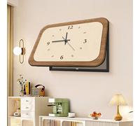 Tapa Decorativa para Panel eléctrico con Reloj de Pared silencioso, Tapas Decorativas abatibles para Caja de fusibles para Sala de Estar, Oficina o cafetería.