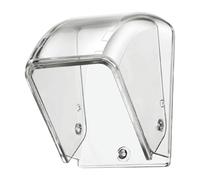 Tapa del anillo de anillo: concha impermeable robusta, acabado transparente, resistente a la intemperie | Protección para el timbre, botón, teclado, lector de tarjetas, exterior, casa, jardín, por