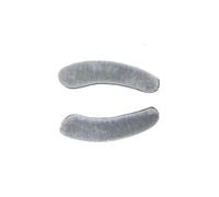 Tapa del aseo y tapas del tanque Toilet Seat Cover Pack of 2 Gray Flannel Memory Foam Washable Universal Fit 38x10cm