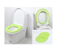 Tapa del aseo y tapas del tanque Toilet Seat Cover Pack Of 3 Multicolor(Green)