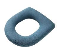 Tapa del aseo y tapas del tanque Warm Knitting Toilet Seat Cover for Winter Multicolor 36x44cm(Green)