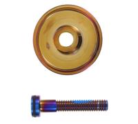 Tapa del Cuenco de Bicicleta de Aleación de Titanio para Road Bike | Acabado Superficial Alto, Ligera Deformación, Accesorios para Bici