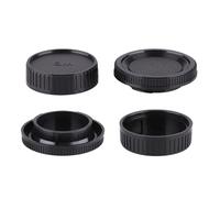Tapa del cuerpo de la cámara MD y cubierta de lente trasera compatible con Minolta Rokkor