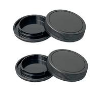 Tapa del cuerpo de la cámara y cubierta de la lente trasera para Canon EOS M50II M50 M100 M3 M5 Kit de cámara EF-M (2 unidades)