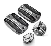 Tapa Del Depósito Cilindro Maestro Líquido De Frenos Para Motocicleta T-Max TMAX 560 530 500 TMax530 SX DX TECH MAX(TITANIO)