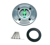 Tapa Del Depósito De Combustible CNC Para Z650 Z900 2017-2019 Z400 2019-2020 Para Ninja 650 2017-2019 Para NINA400 2018-2020 Combustible Para Motocicleta(Gray and Green)