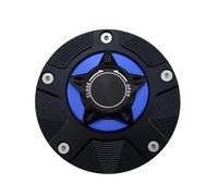 Tapa Del Depósito De Gasolina Para Motocicleta Con Sistema CNC De Liberación Rápida Para CRF1000L CRF1100L CRF250L Para Africa Twin 2016-2020 RESPUNEKBAH(Blue)