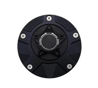 Tapa Del Depósito De Gasolina Para Motocicleta Con Sistema CNC De Liberación Rápida Para CRF1000L CRF1100L CRF250L Para Africa Twin 2016-2020 RESPUNEKBAH(Black)