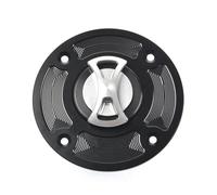 Tapa Del Depósito De Gasolina Sin Llave Para Motocicleta Para SUZUKI Para HAYABUSA GSXR 1300 1999-2007 CFCPKOYOZD(Plata)