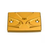 Tapa del depósito de líquido de Freno Delantero de Motocicleta Tapa del Cilindro Maestro para XJR1300 TDM900 MT09 MT10 (Dorada)