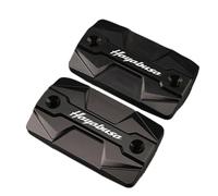 Tapa Del Depósito De Líquido De Freno Delantero Motocicleta Para SUZUKI HAYABUSA GSX1300R HAYABUSA 1999-2020 2018 2019 Tapa De Llenado De Aceite(1 pair Black)