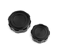Tapa Del Depósito De Líquido De Freno Delantero Y Trasero Para Motocicleta Tapa De Llenado De Aceite De Motor CNC Para Z900RS Z900SE 2017-2025 QAQMHVCVB(Front Rear-Black)
