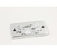 Tapa del depósito de líquido de frenos cromada con águila grabada "Free Spirit" para Suzuki Intruder 1400/ Intruder 1500/ Boulevard S83 / Boulevard C90