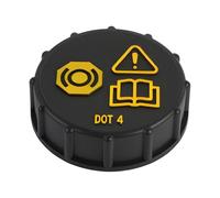 Tapa del depósito de líquido de frenos Flydida tapa de la botella de líquido de frenos compatible con S-MAX Galaxy Transit Focus Mondeo C-Max Fiesta Kug0 Accesorio para coche n.° 6M512162AA DG804355Y