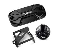 Tapa Del Depósito De Líquido Frenos Y Tapón Aceite Motor Para Africa Twin CRF 1100L(Black5)