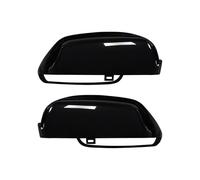 Tapa del Espejo retrovisor del Coche Para VW Para Polo MK4 9N 2005-2009 Tapas Carcasa Para Espejo Retrovisor Lateral Puerta Ala Izquierda Derecha Color Negro Brillante