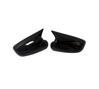 Tapa del Espejo Retrovisor Para A4 B6 B7 8E 8H 2002-2009 Cubierta Espejo | Pegatina Coche Cubierta Espejo Retrovisor Lateral Para Tapa Ala Embellecedor Caja Puerta Exterior(Glossy Black)