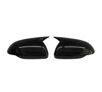 Tapa Del Espejo Retrovisor Para Hyundai Para Accent Para Solaris I30 2017-2022 Retrovisor Lateral Coche Tapa Ala Embellecedor Carcasa Puerta Exterior Cubierta Espejo Puerta(Without lamp Black)