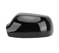 Tapa del espejo retrovisor, tapa del espejo del lado negro brillo con una carcasa de ABS protectora para un reemplazo de ajuste directo en el lado del conductor izquierdo (Izquierda)