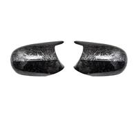 Tapa del espejo trasero con apariencia de fibra de carbono | Estilo M3 compatible con BMW Serie 1 3 E90 E91 E92 E93 E81 E82 E87 E88.(Forged Carbon Look,B)