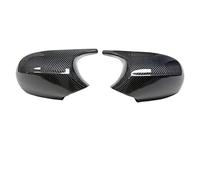 Tapa del espejo trasero con apariencia de fibra de carbono | Estilo M3 compatible con BMW Serie 1 3 E90 E91 E92 E93 E81 E82 E87 E88.(Carbon Fiber,B)