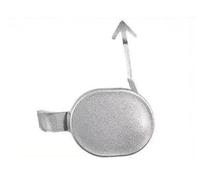 Tapa Del Gancho De Remolque Del Parachoques Trasero Para Honda Accord 10.º 2018 2019 2020 2021 Autopartes(Silver)