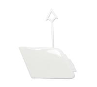 Tapa del Gancho de Remolque para VW Tiguan 2012-2017, Tapa del Gancho de Remolque del Parachoques Delantero 5N0807241A (Lado del Pasajero, Blanco)