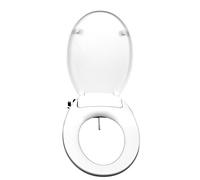 Tapa del inodoro CG108 con mecanismo de cierre automático | WC con ducha integrada en el asiento del inodoro | Funciona sin electricidad | Limpieza con agua | Óptima higiene íntima | Bidé y tapa del inodoro en uno