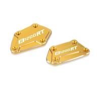Tapa del Líquido Frenos Motocicleta Depósito Líquido Frenos Delantero CNC para Motocicleta Tapa Copa Aceite Cubierta Cilindro Maestro para R1200R R1200RS R1200RT R1200 RT 2014-2017(Gold,R1200RT)