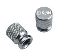 Tapa del núcleo de la válvula CNC Válvula Neumátic para MAXSYM 600i TL500 TL 500 DRG158 FNX150 Accesorios para Motocicleta, Tapas De Válvula Neumático Aluminio CNC, 2 Unidades(Grey)