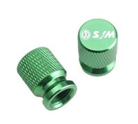 Tapa del núcleo de la válvula CNC Válvula Neumátic para MAXSYM 600i TL500 TL 500 DRG158 FNX150 Accesorios para Motocicleta, Tapas De Válvula Neumático Aluminio CNC, 2 Unidades(Green)