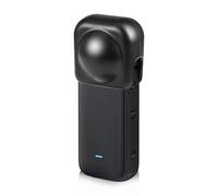 Tapa del Objetivo para insta360 X4 Cámara Deportiva Protector de Lente de Silicona Cubierta anticaída Resistente al Agua y a los arañazos Tapa Protectora de Lente A Prueba de Polvo