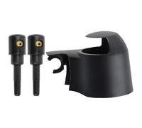 Tapa del perno del balancín del brazo del limpiaparabrisas trasero y boquilla de chorro de lavaparabrisas para VW Caddy 3 2K 2004-2017(Nozzle With Cap)