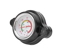 Tapa del Radiador de Alta Presión con Medidor de Temperatura 1.8 Bar - Lecturas Precisas y Diseño Aluminio Sólido para CR250R, Mule, Wildcat X 1000 - Fits 1989-2017 Modelos