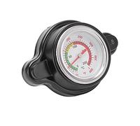 Tapa del Radiador de Alta Presión de la Motocicleta, Tapa del Indicador del Termómetro del Radiador de la Motocicleta con Indicador de Temperatura 1.8 Bar 1638630001 Reemplazo
