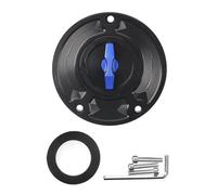 Tapa Del Tanque De Combustible CNC Para Motocicleta Cubierta De Aceite Para ZX6R Para Ninja ZX-6R 636 ZX636R ZX-10R Para Ninja 1000 ZX1000S/SX POMPOMPUR(Blue)