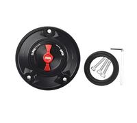 Tapa del tanque de combustible for GSXR600 750 1000 GSXR GSXR1000 K4 K5 K6 K7 K8 K9 2010-2020 SV650 GW250 Bandit GSF 650 1250 GSX1300R(Black Red)